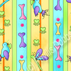 Birds and insects stripe
