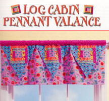 Log Cabin Valance Fun with Flannel