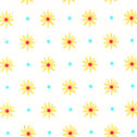 Sweetheart Ballerina Fabric yellow daisies