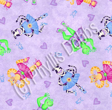 Sweetheart Ballernia Fabric Lavender
