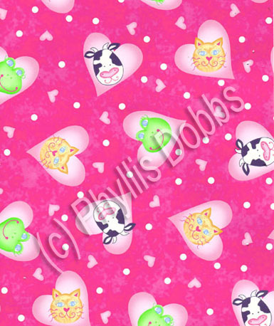 Sweetheart Ballerina  Pink Hearts