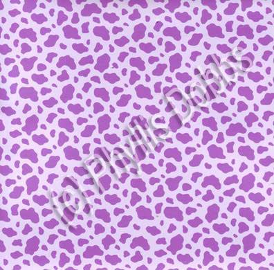 Sweetheart Ballerinas Lavender Cow Print