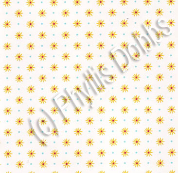 Sweetheart Ballerinas Yellow Daisy Fabric