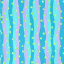 Sweetheart Ballerina Fabric aqua stripe