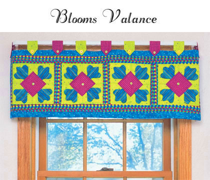 Blooms Quilt Valance