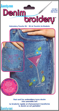 Embroidery kit for jeans  Cosmo Girl