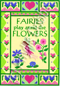 Fairies Play A Garden of Friends