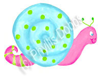 A snail's pace baby art