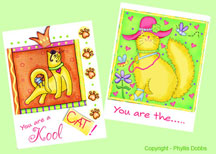 cat greeting card