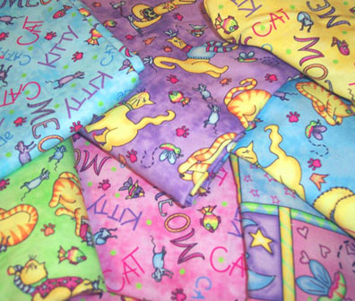 Meow meow cat fabric